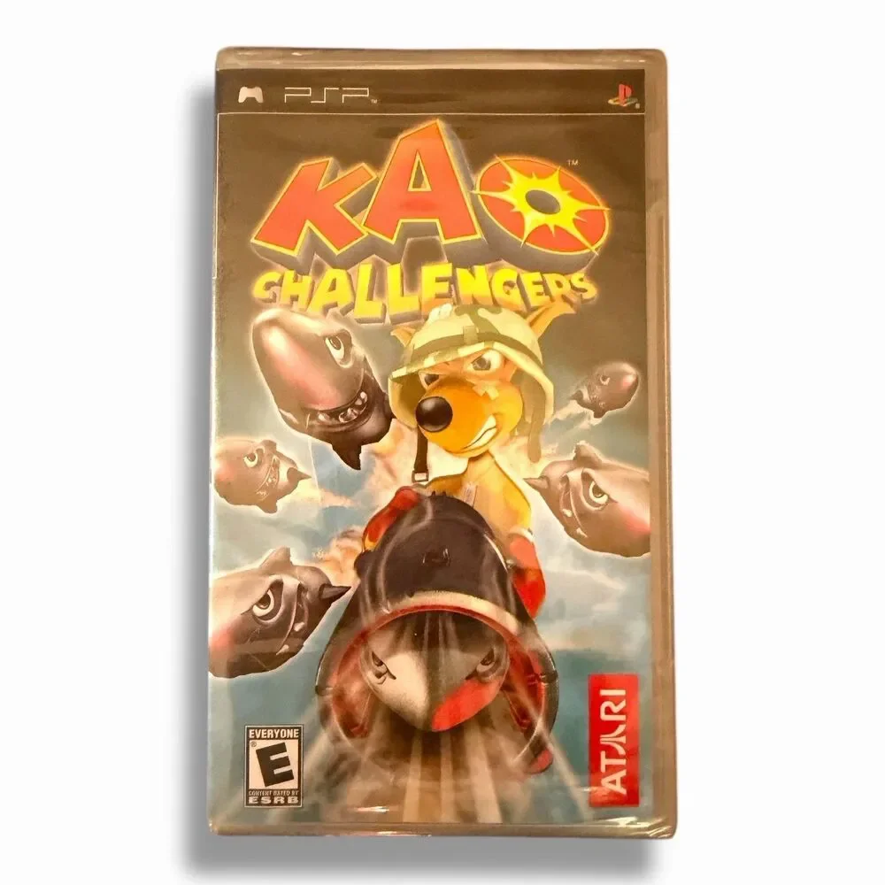 Kao Challengers (Sony PSP, 2006) Factory Sealed. Brand New -Atari Rated Everyone
